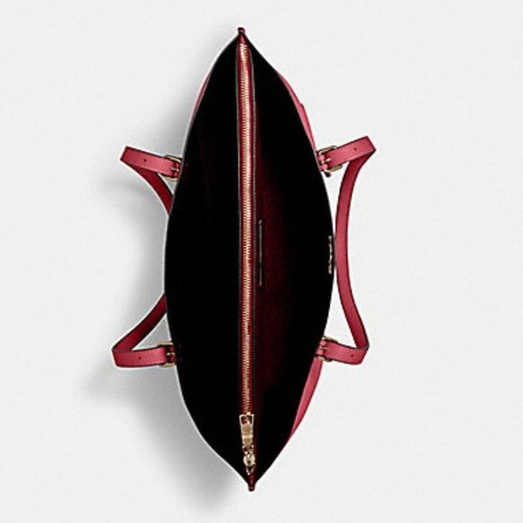 Coach Mollie Tote Gold/Strawberry Haze - Picture 3 of 16